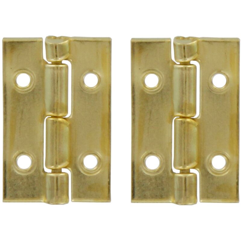 foto del prodotto cerniera ottonata mm.15x10 h x l . prezzo per 1 pezzo.