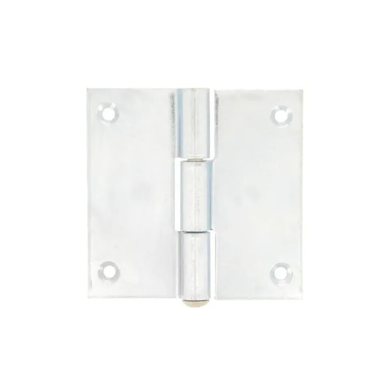 foto del prodotto cerniera per mobili, quadrata, 40 x 40 mm, zincata bianca