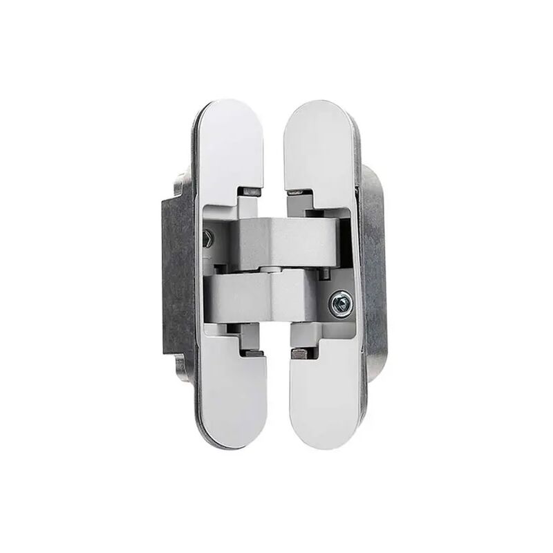 foto del prodotto cerniera per porta a croce con fibbia invisibile in acciaio inossidabile forniture per mobili accessori per finestre cerniere nascoste argento