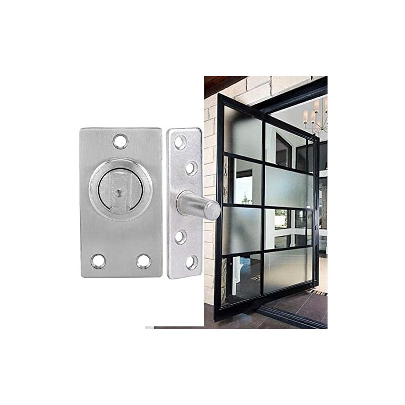 foto del prodotto cerniera per porta in legno, cerniere per porta pivot, sistema di cerniere murphy in acciaio inossidabile a 360 gradi per porte in legno, resistente,