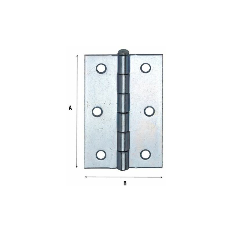 foto del prodotto cerniera perno sfilabile 840 aldeghi 1.3 4 37,0x44 24 pz