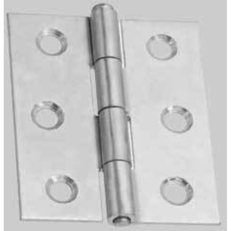 foto del prodotto cerniera pesante perno fisso 40x35 mm conf. da 24 pz