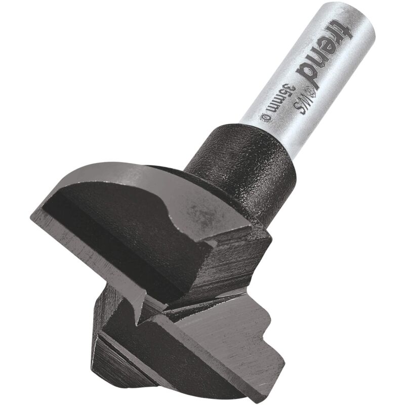 foto del prodotto cerniera professionale in acciaio al carbonio da 35 mm, lunghezza 54 mm, perfetta per cerniere da cucina in stile europeo, t420 35 x 8 mmws trend