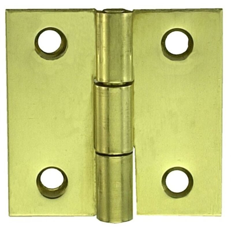 foto del prodotto cerniera quadra zincata gialla 60x60 mm in acciaio