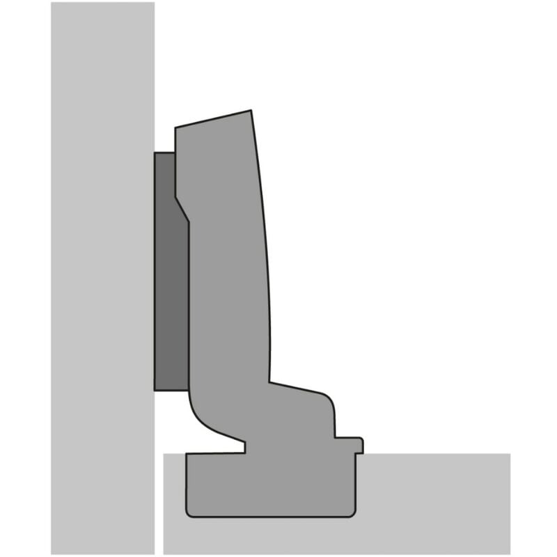 foto del prodotto cerniere a scomparsa push to open 110 sensys 8675 hettich porta da 15 a 24 mm - inserto a vite - 9073664