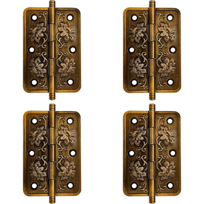 foto del prodotto cerniere antiche porta dell armadio vintage decorativa cerniera in ottone anticato, per decorare armadi, porte in legno, librerie