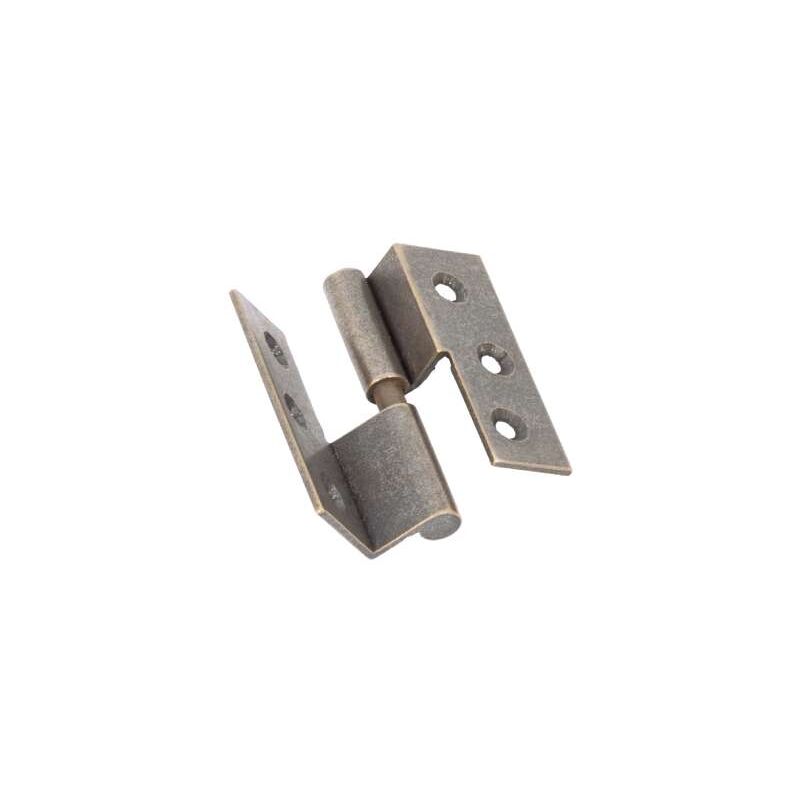 foto del prodotto cerniere con collo lisce ottone bronzato mm.40x40 sinistra