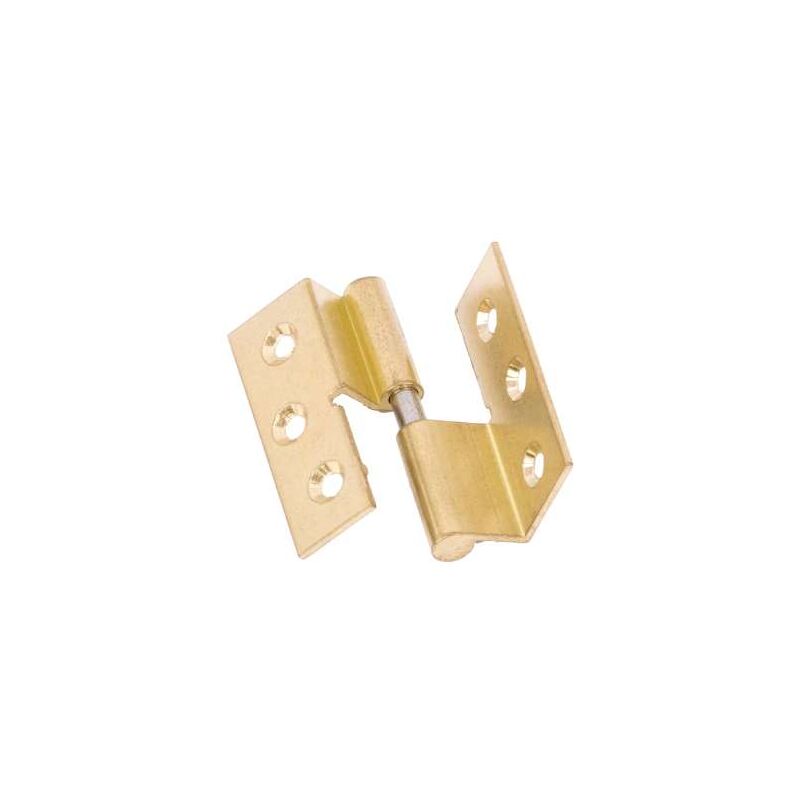 foto del prodotto cerniere con collo lisce ottone lucido mm.40x40 destra