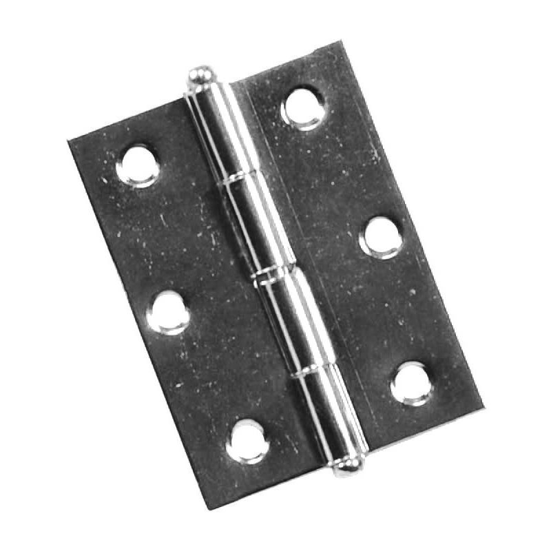 foto del prodotto cerniere con perno sfilabile in acciaio nichelato mm.60x50