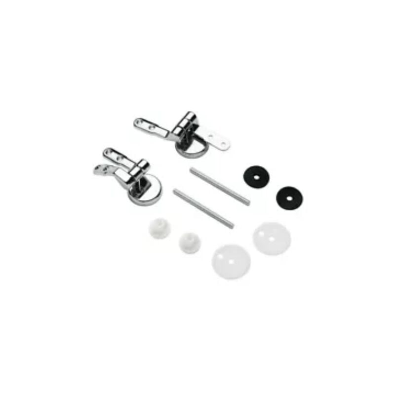 foto del prodotto cerniere copriwater universali cromate fissaggio coppia cerniera wc damast