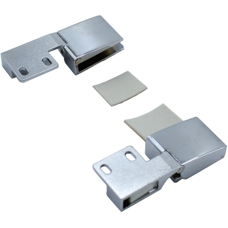 foto del prodotto cerniere cromo a scatto dx sx per cristalli