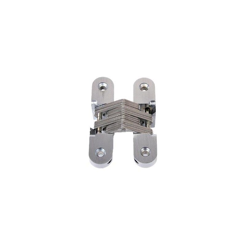foto del prodotto cerniere ovali invisibili a lamelle acciaio nichelato mm 95,3x19 cf pz 2