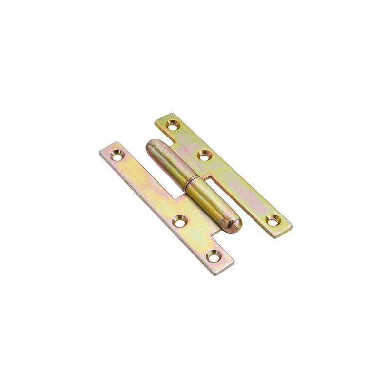 foto del prodotto cerniere paumelles in acciaio tropicalizzato - mm.110x55x3,0 dx