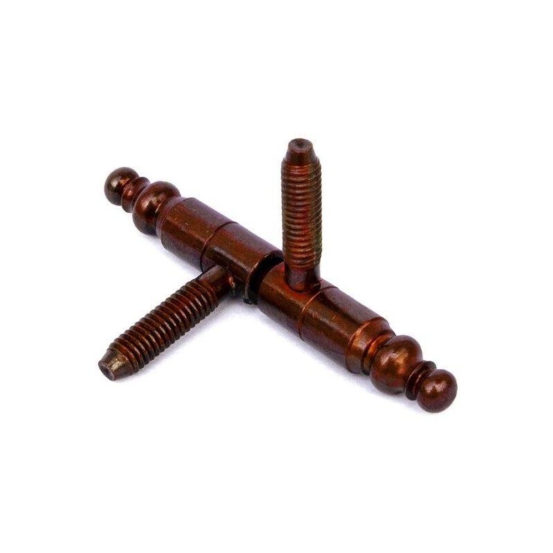 foto del prodotto cerniere per infissi anuba in stile in ferro bronzato 11 mm. 2 pz.