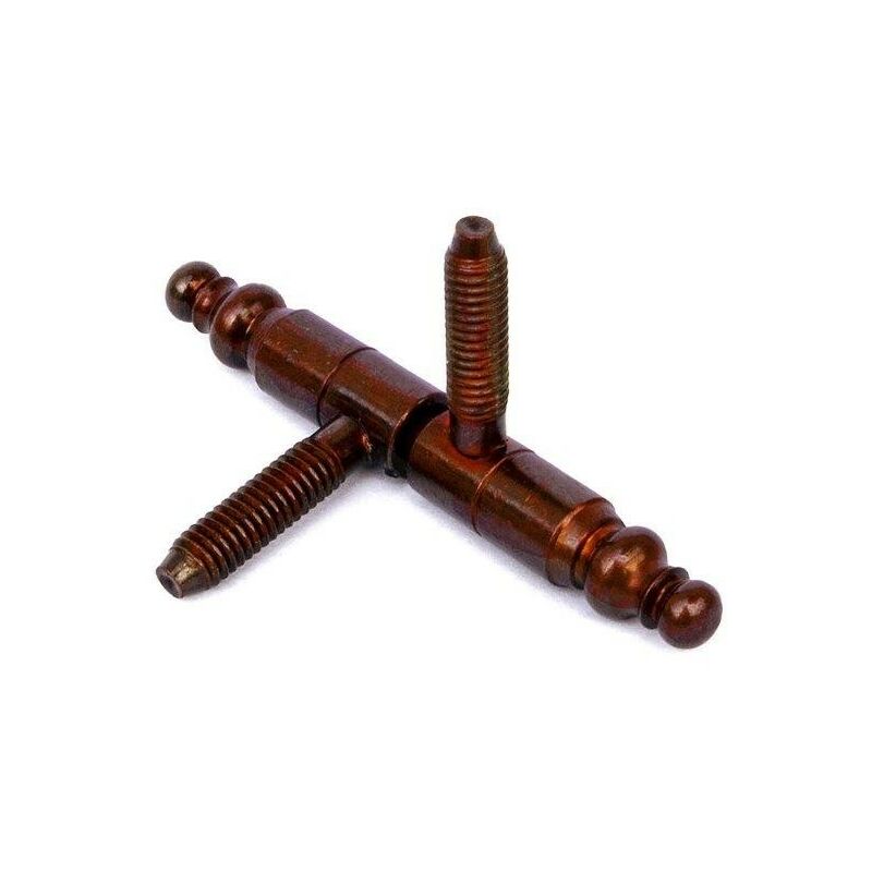 foto del prodotto cerniere per infissi anuba in stile in ferro bronzato 14 mm. 2 pz.