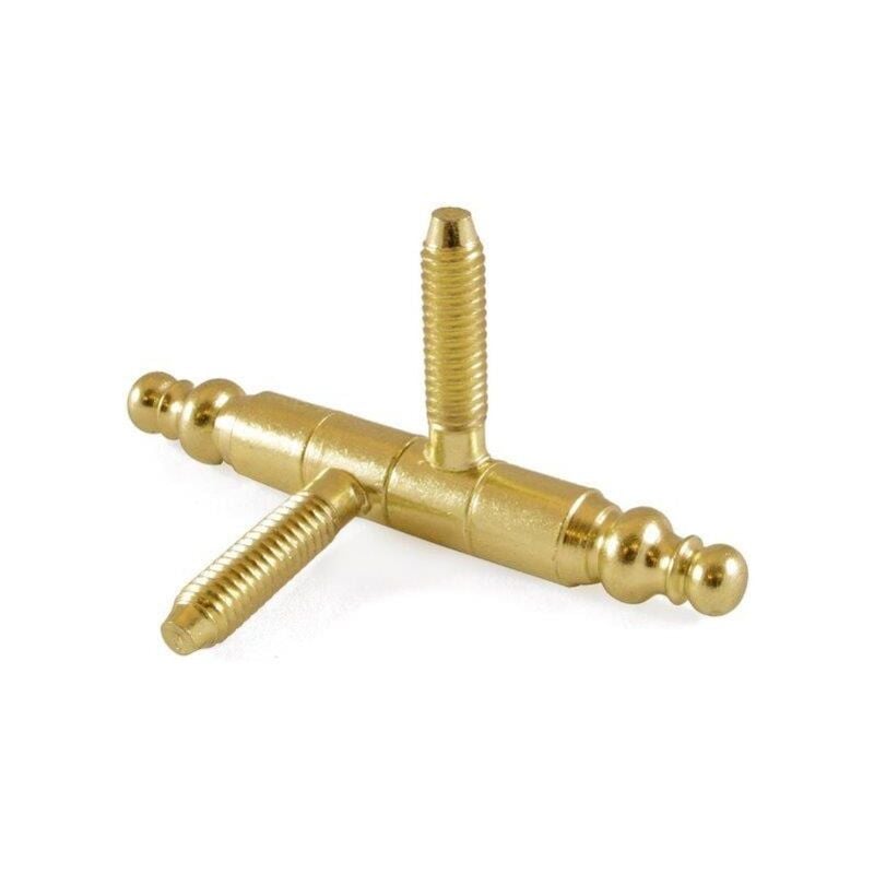 foto del prodotto cerniere per infissi anuba in stile in ferro ottonato 11 mm. 2 pz.