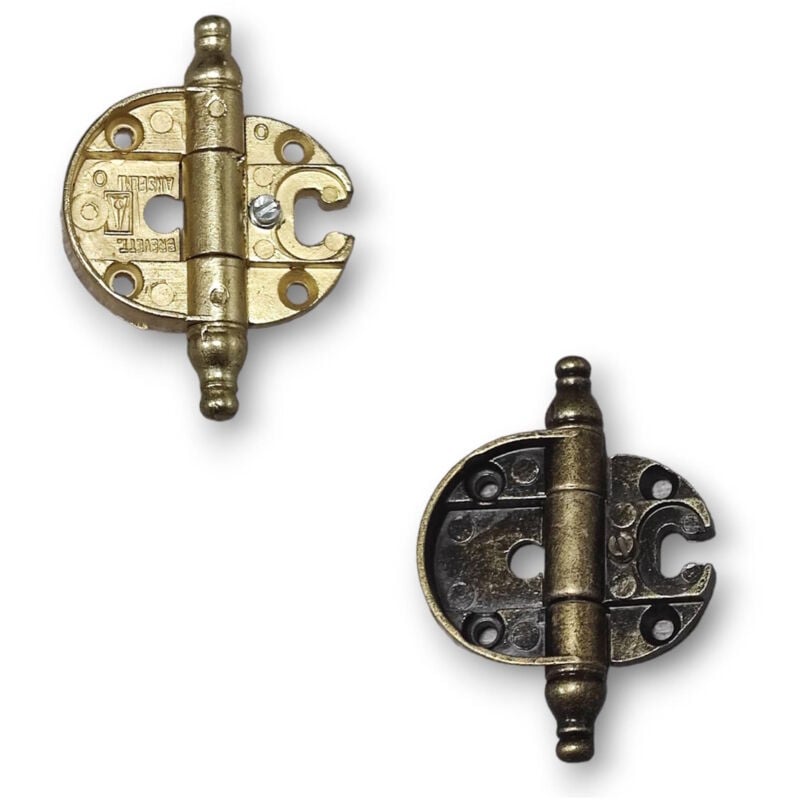 foto del prodotto cerniere per mobili art.a0056 bronzata ant.