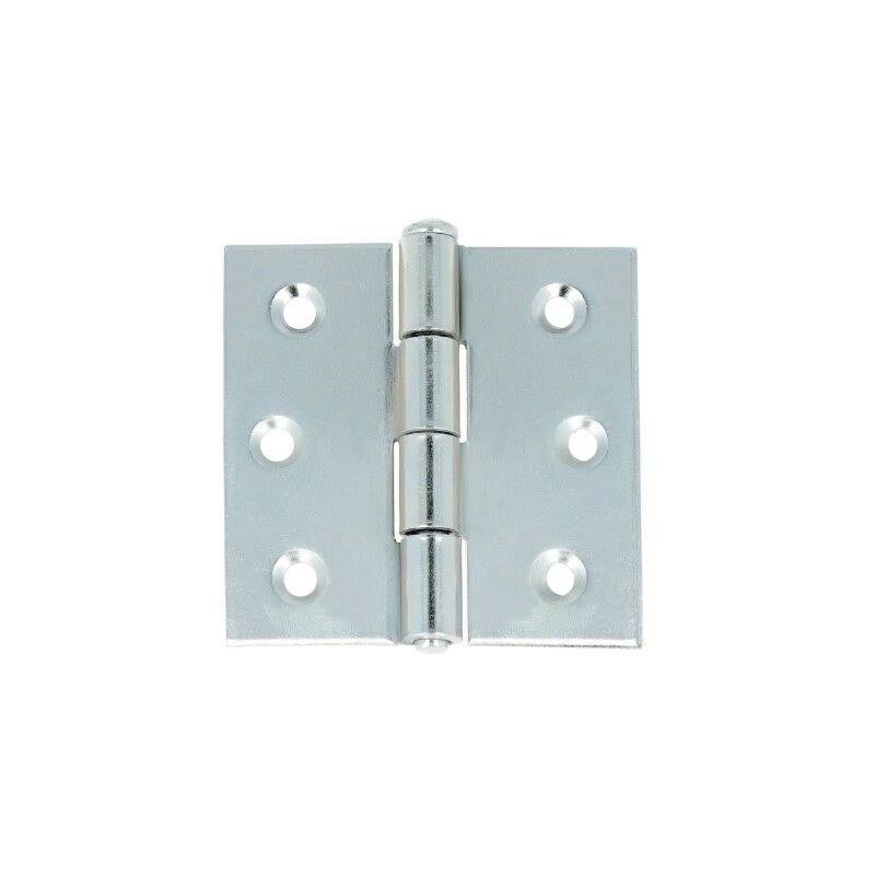foto del prodotto cerniere pesanti con spina a levare in ferro zincato 50 x 50 mm. 2 pz.