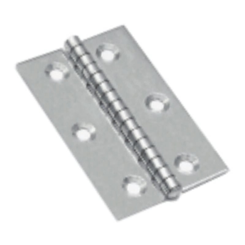 foto del prodotto cerniere piane in acciaio inox perno fisso mm.40x30x1,5