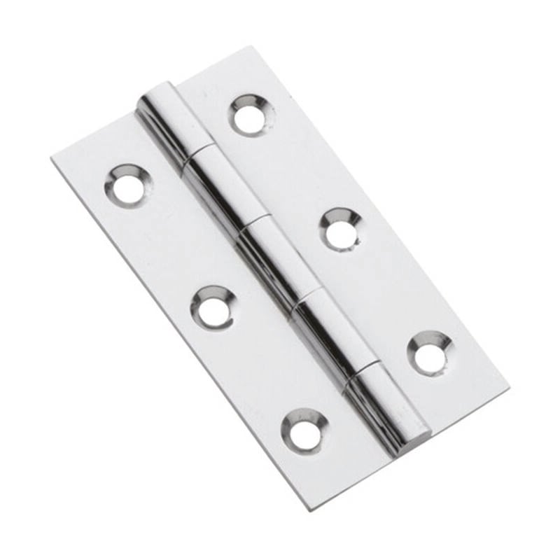 foto del prodotto cerniere strette in acciaio inox perno fisso mm.50x30x1,0