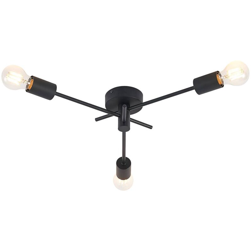 foto del prodotto cerros' in nero da metallo - lindby