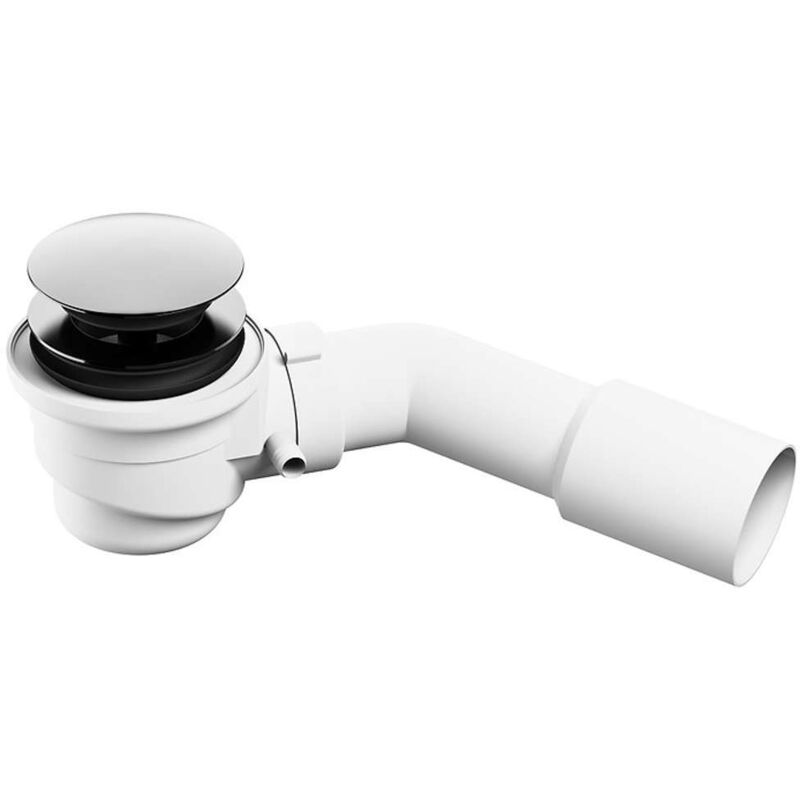 foto del prodotto cersanit crea set di scarico per vasca da bagno, clickclack, cromo s904 010