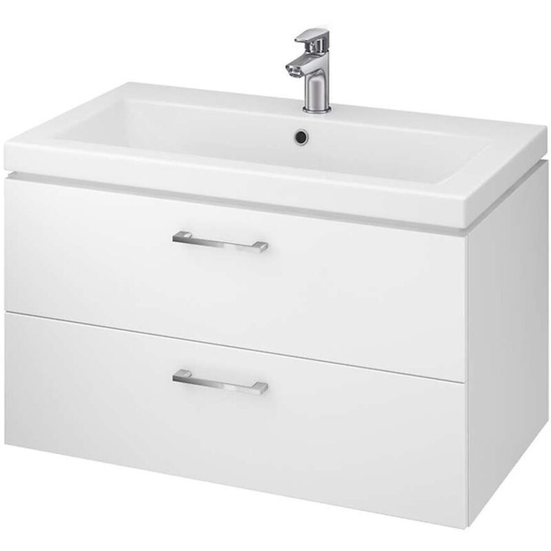 foto del prodotto cersanit lara mobiletto da lavabo, 45x79x45 cm, 2 cassetti, bianco s926 005 dsm