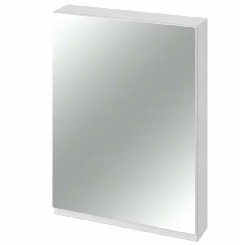 foto del prodotto cersanit moduo armadietto a specchio, 80x60x14 cm, 1 anta, cerniere a sx dx, bianco s929 018