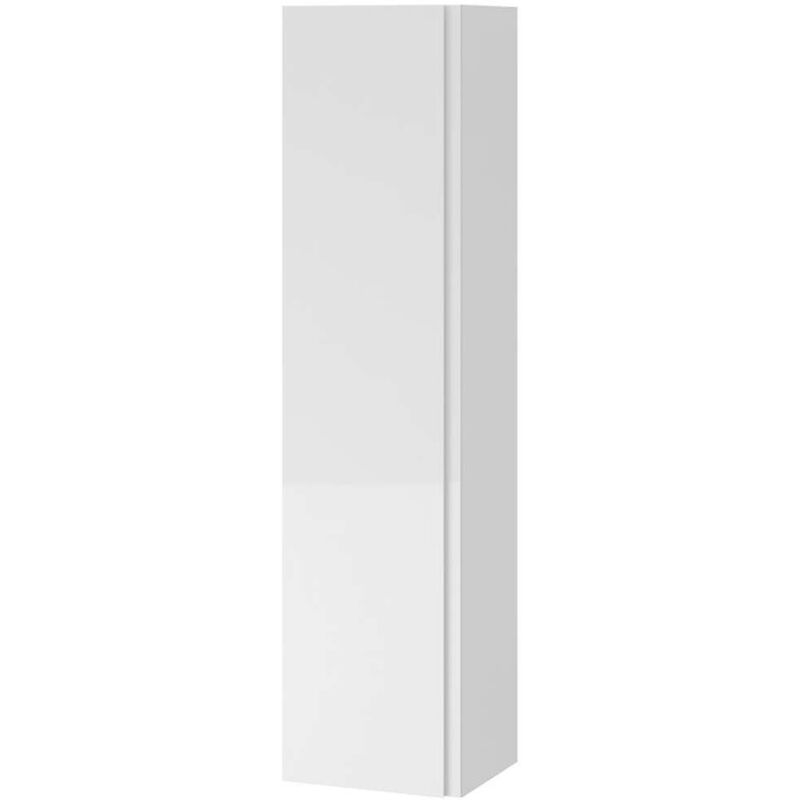foto del prodotto cersanit moduo armadietto alto, 160x40x34 cm, 1 anta, cerniere a sx dx, specchio interno, bianco s590 020 dsm