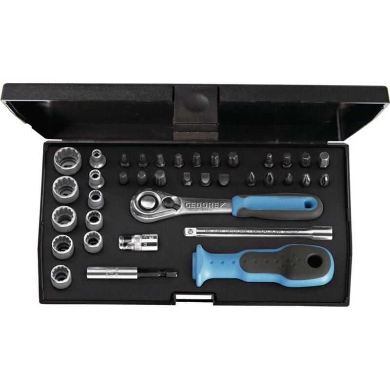 foto del prodotto certeo d 20 kmu 20 set di chiavi a bussola 1 4 37 pezzi ud in is ph pz tx