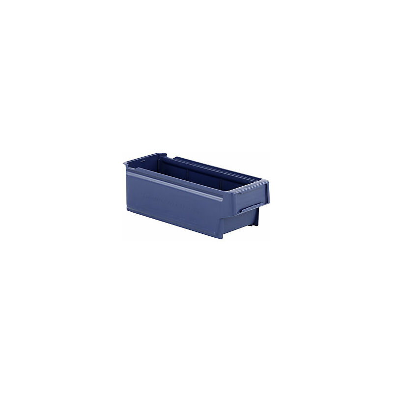 foto del prodotto certeo kaiserkraft cassettina per scaffali in polipropilene blu