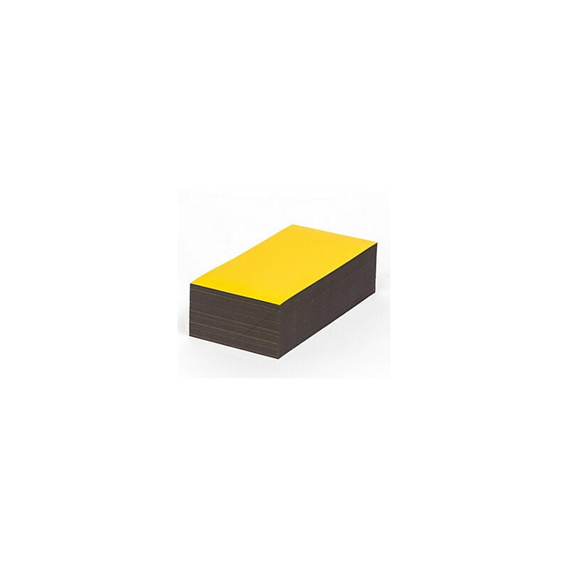 foto del prodotto certeo kaiserkraft targhetta magnetica per magazzino giallo alt x