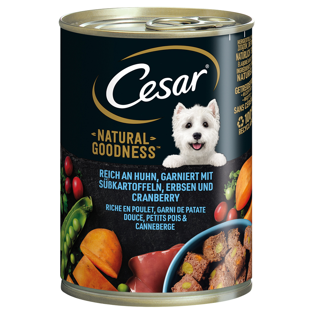 foto del prodotto cesar natural goodness umido per cane 6 x 400 g pollo