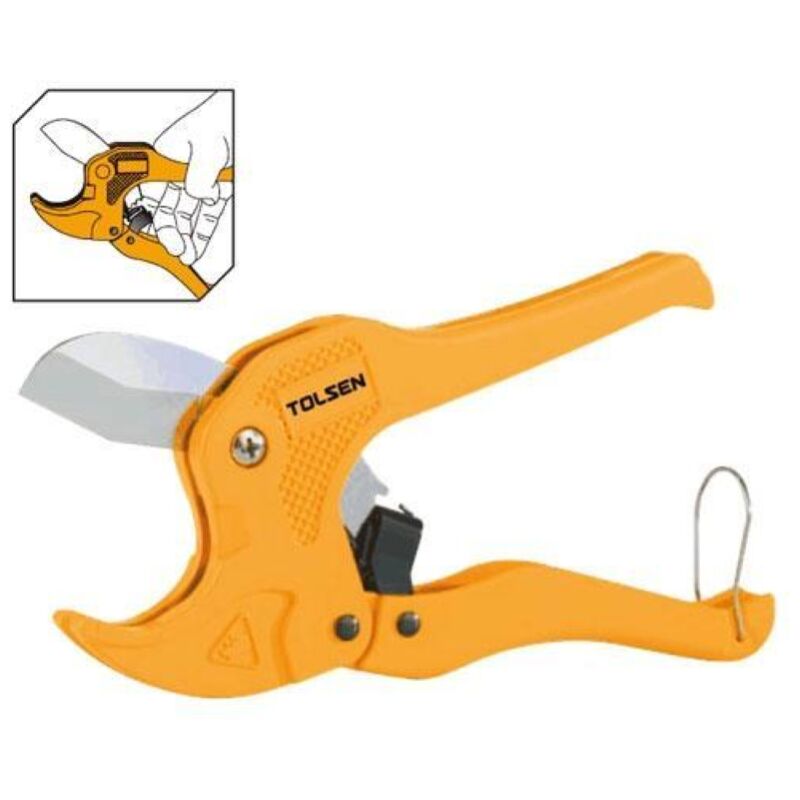 foto del prodotto cesoia per tubi in pvc 200mm tolsen