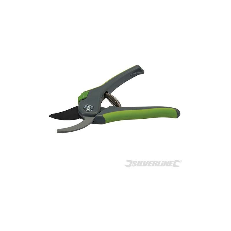 foto del prodotto cesoie forbici a bypass con lama 210 mm da potatura silverline