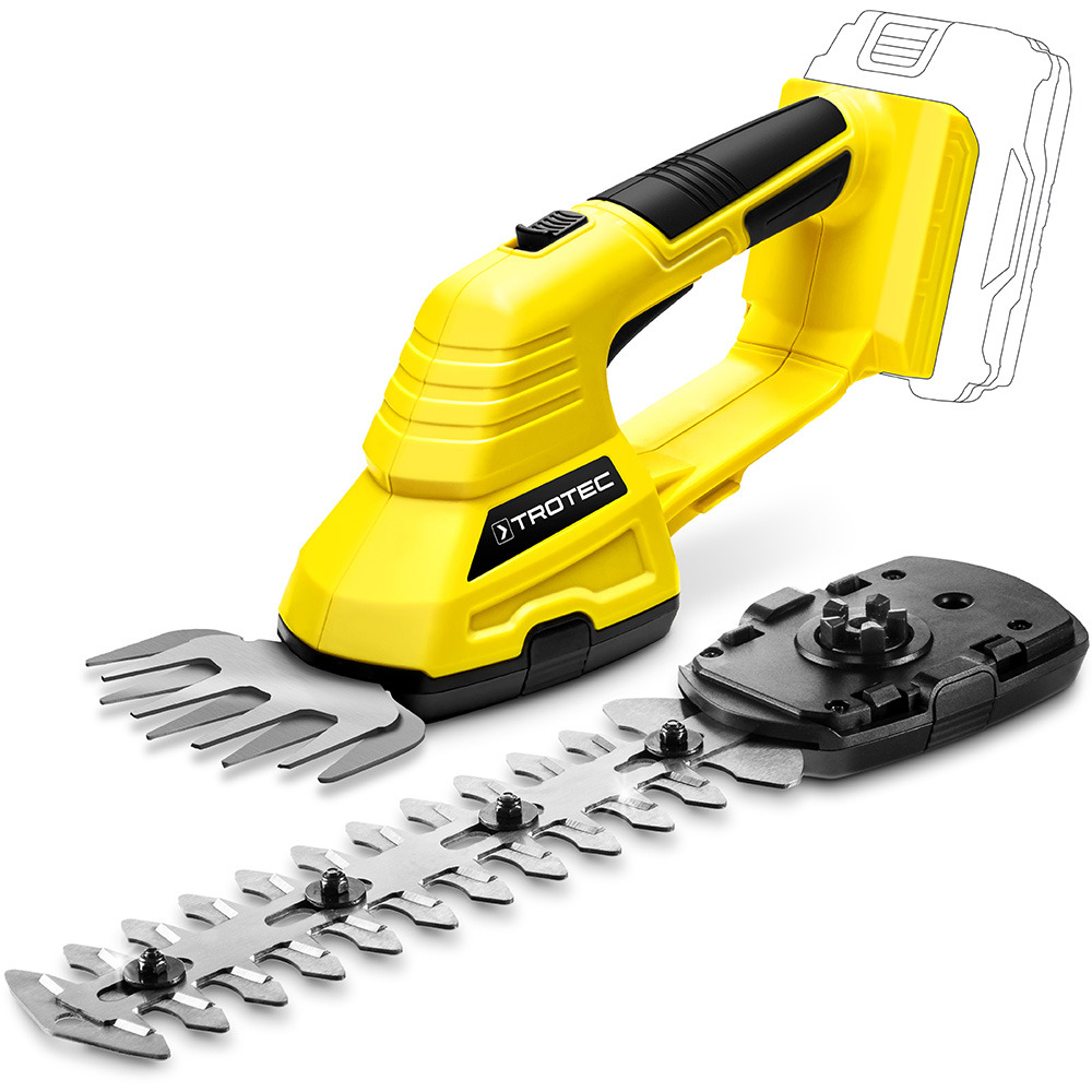 foto del prodotto cesoie per erba e arbusti a batteria pgss 10-20v