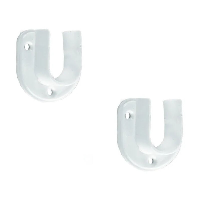 foto del prodotto cessot supporto nascita con base 35mm per armadio diametro 16mm, 2 pezzi, bianco