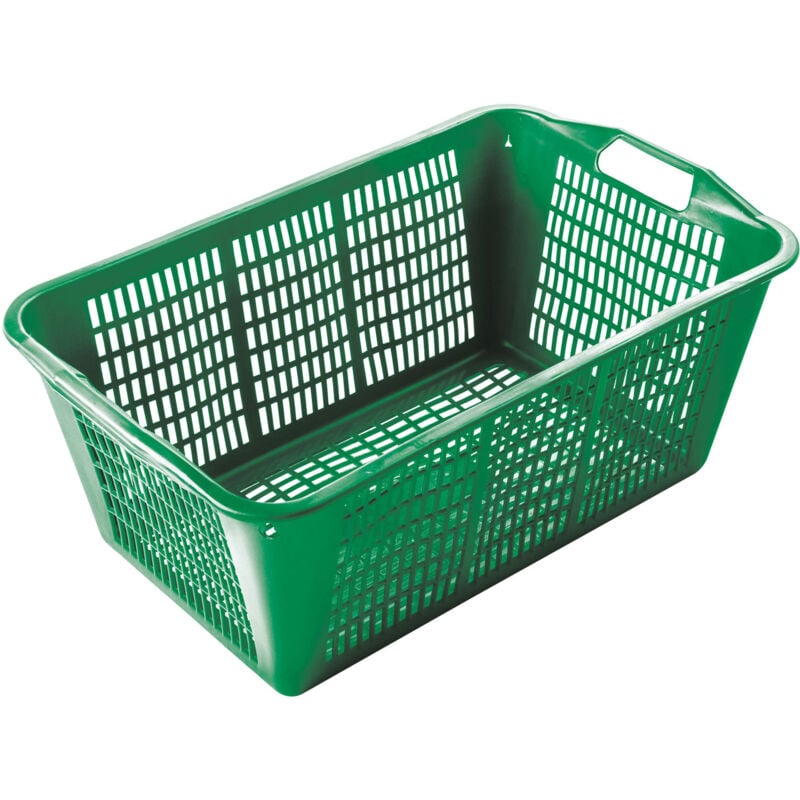 foto del prodotto cesta cassetta casalinga multiuso impilabile in plastica pp 58x34x23 cm