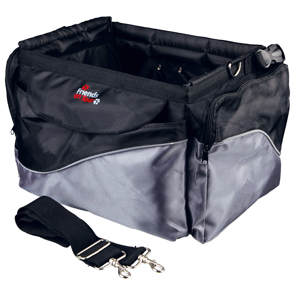 foto del prodotto cesta da bici trixie friends on tour de luxe l 41 x p 26 x h 26 cm