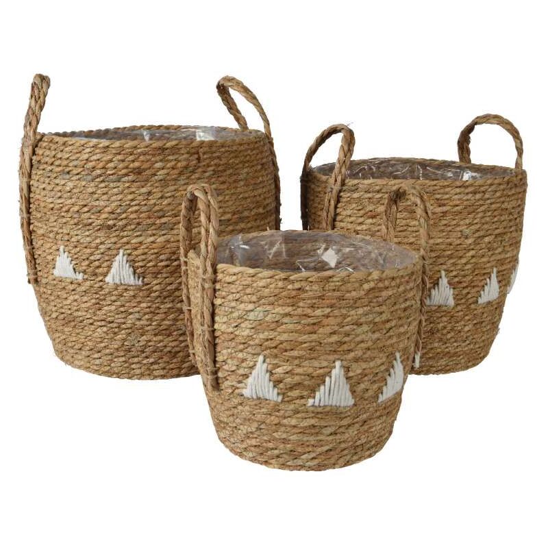 foto del prodotto cesta deco triangoli piccola