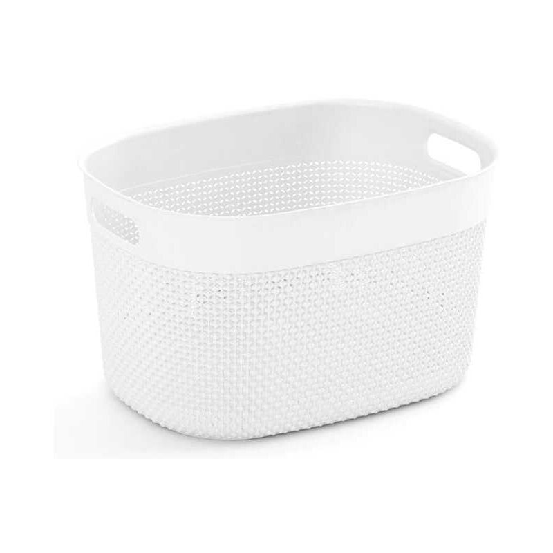 foto del prodotto cesta filo 27x22xh15cm bianca