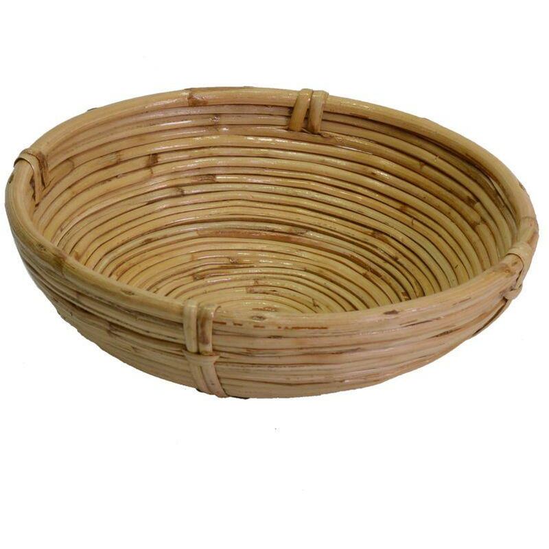 foto del prodotto cesta giunco naturale tondo cm19xh7x19