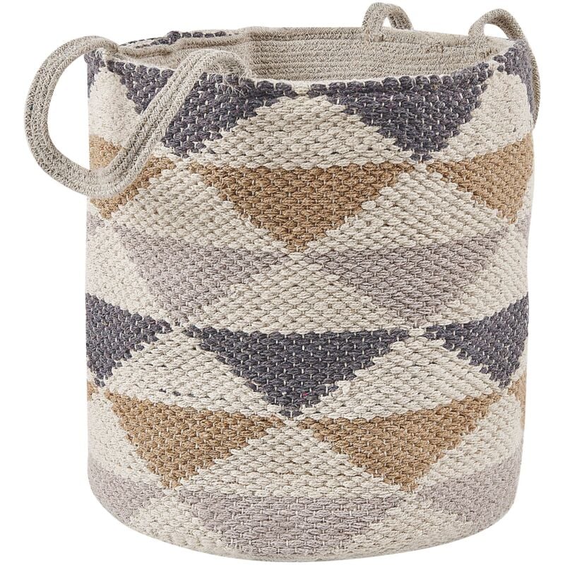 foto del prodotto cesta in cotone color beige madola