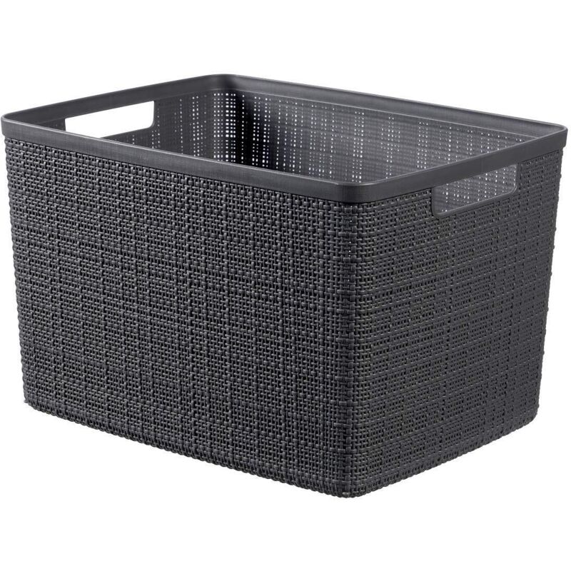foto del prodotto cesta jute cube keter lt.5 antracite