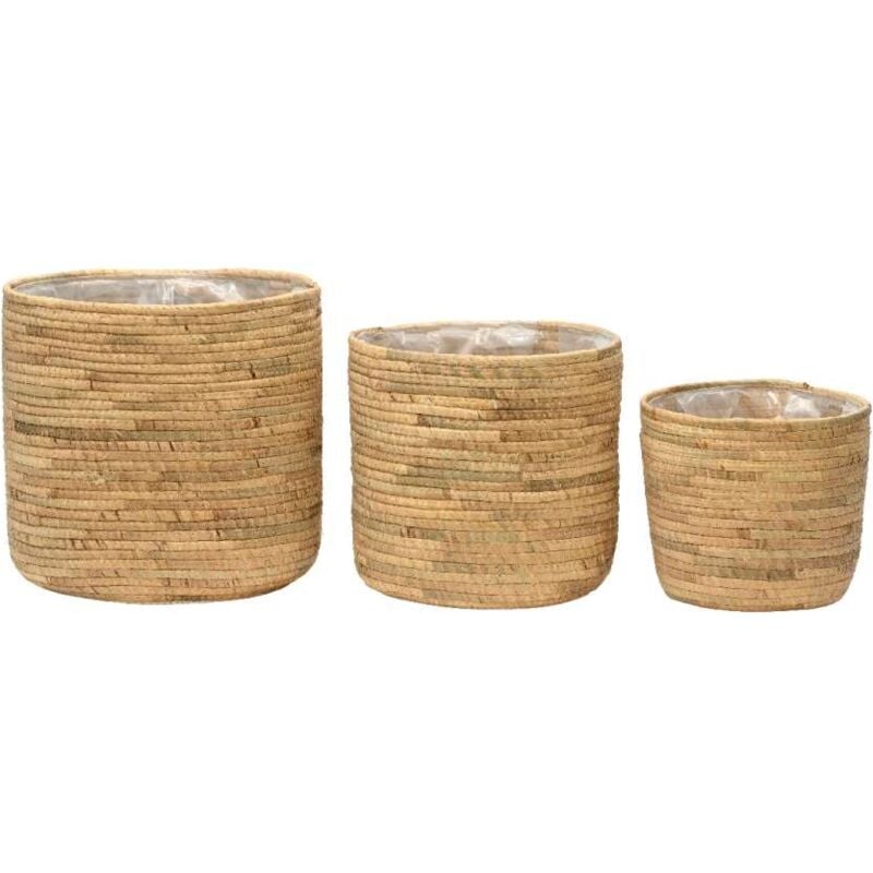 foto del prodotto cesta portavaso in giacinto nature 26h