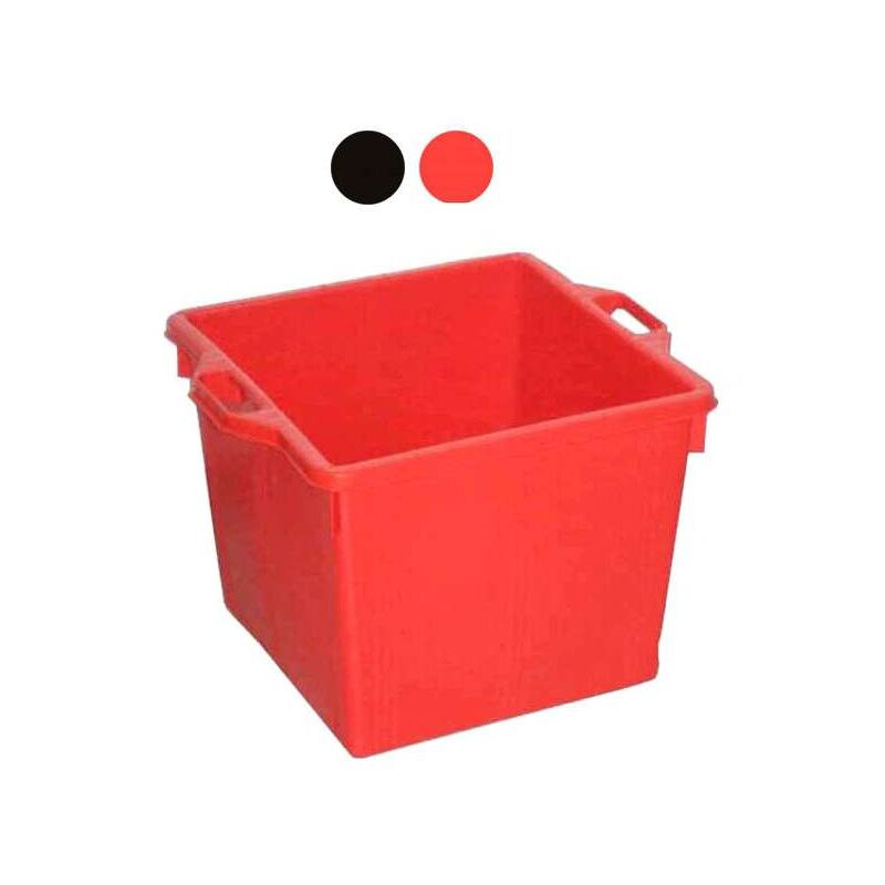 foto del prodotto cesta quadra nera 40x40x33 40 litri