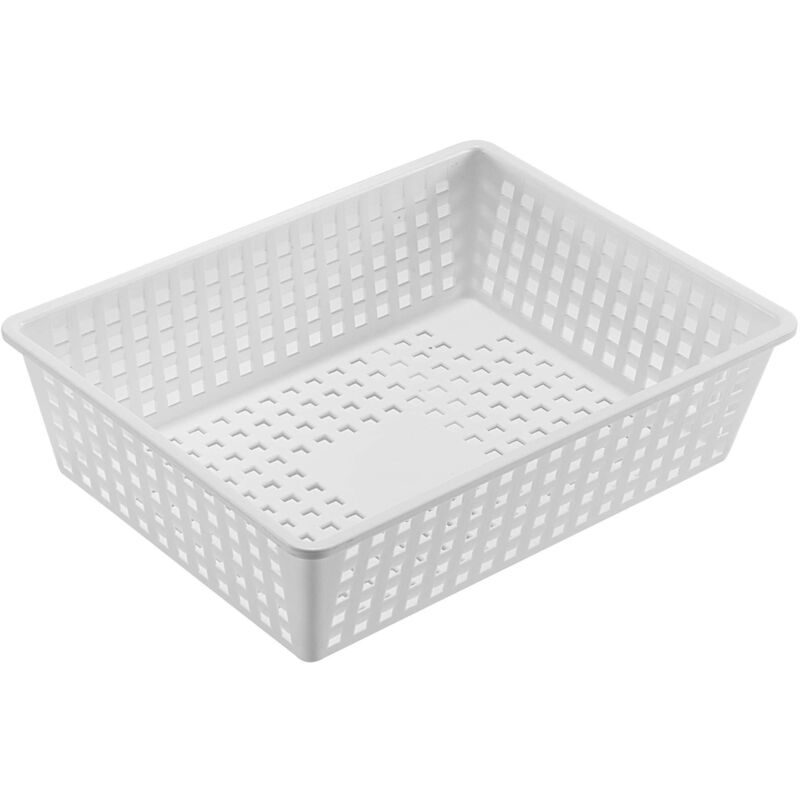 foto del prodotto cesta rettangolare forata multiuso 40x30x10 cm