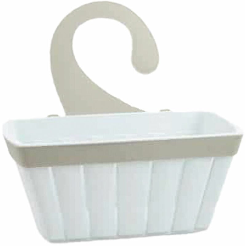 foto del prodotto cestello appendibile per doccia doga colore bianco cm 27,5x13,3xh.26.