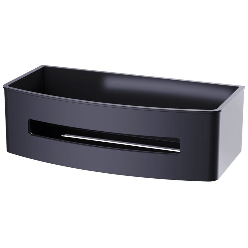 foto del prodotto cestello doccia in acciaio inox 22 cm, nero satdpolmc swiss aqua technologies