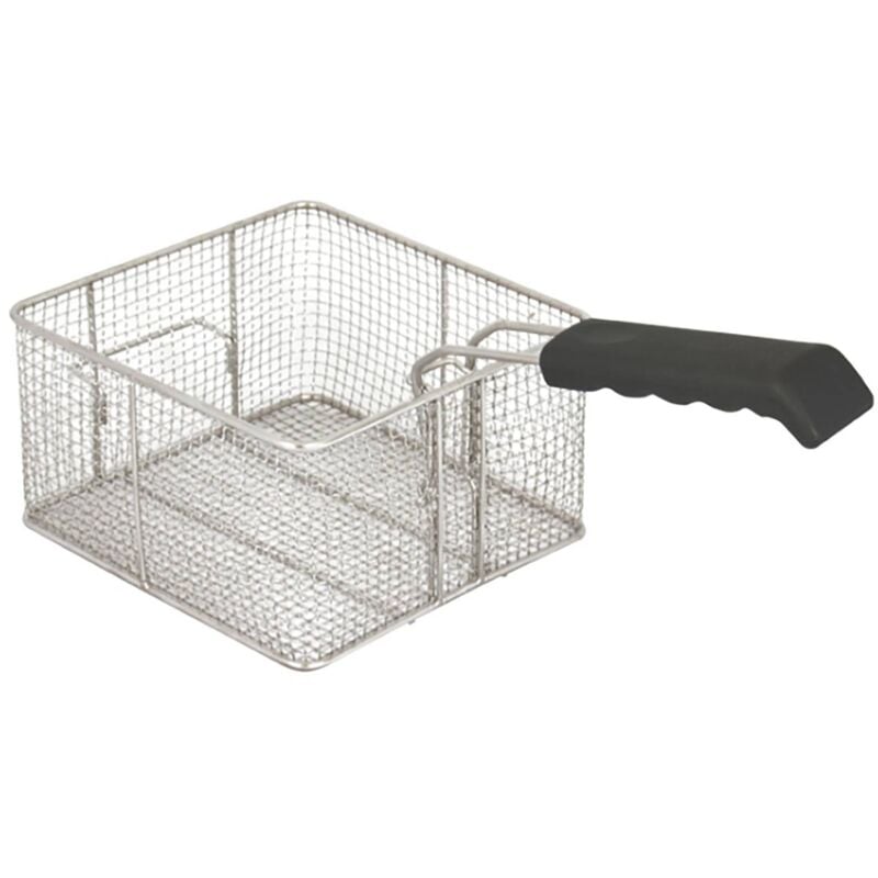 foto del prodotto cestello inox manico ricambio friggitrice elettrica professionale 16l nuovo